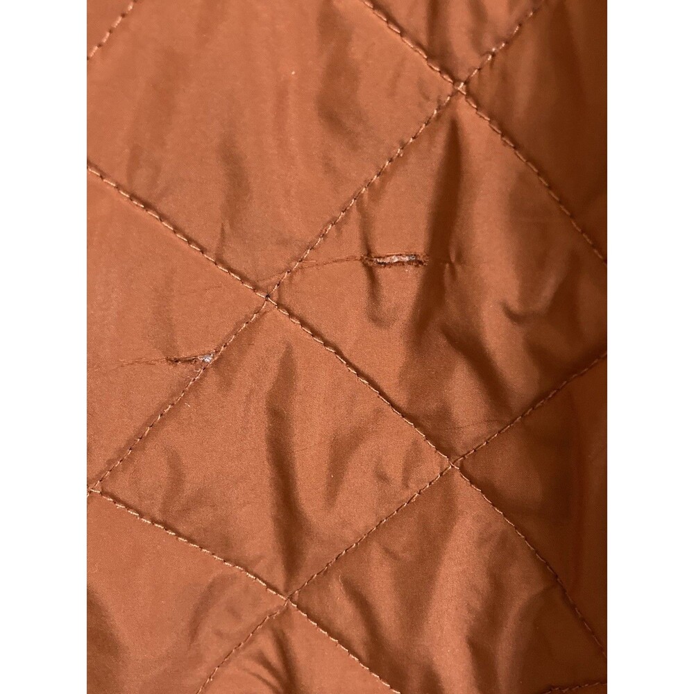 Southern Marsh men's orange red full zip vest embroidered logo size L - Picture 3 of 16